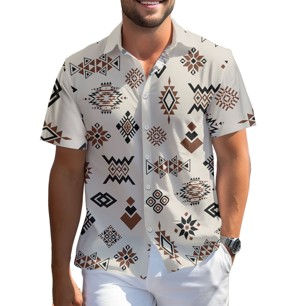 Southwestern Hawaiian Shirt – Short Sleeve Button-Down