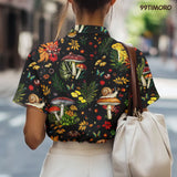 Funny Mushroom Hawaiian shirt view 5